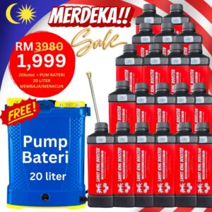 20 Botol Sawit King Booster Free PUMP 20 Liter