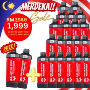 20 Botol Sawit King Booster Free 2 Liter